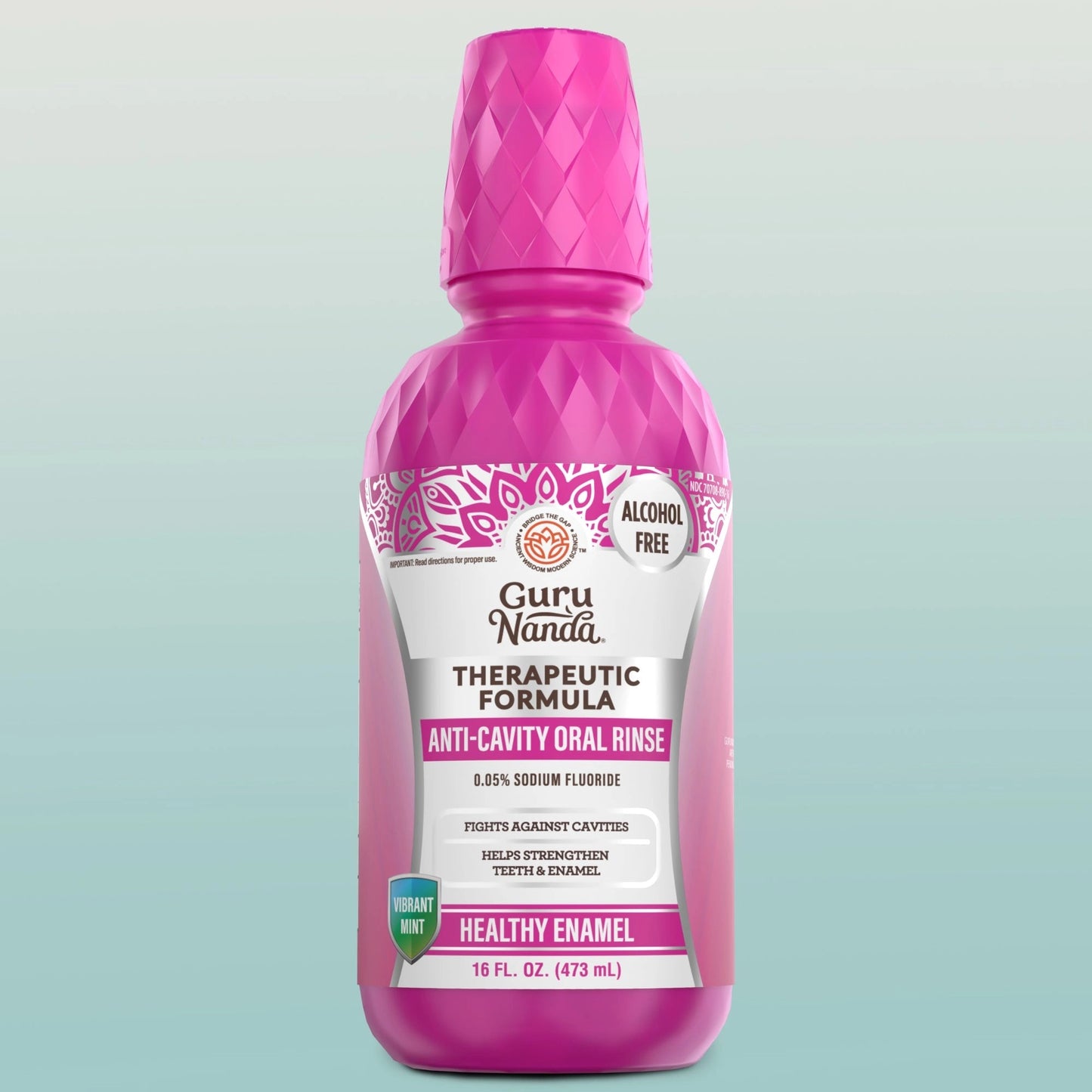 Anti-CavityOralRinse,VibrantMint–16floz