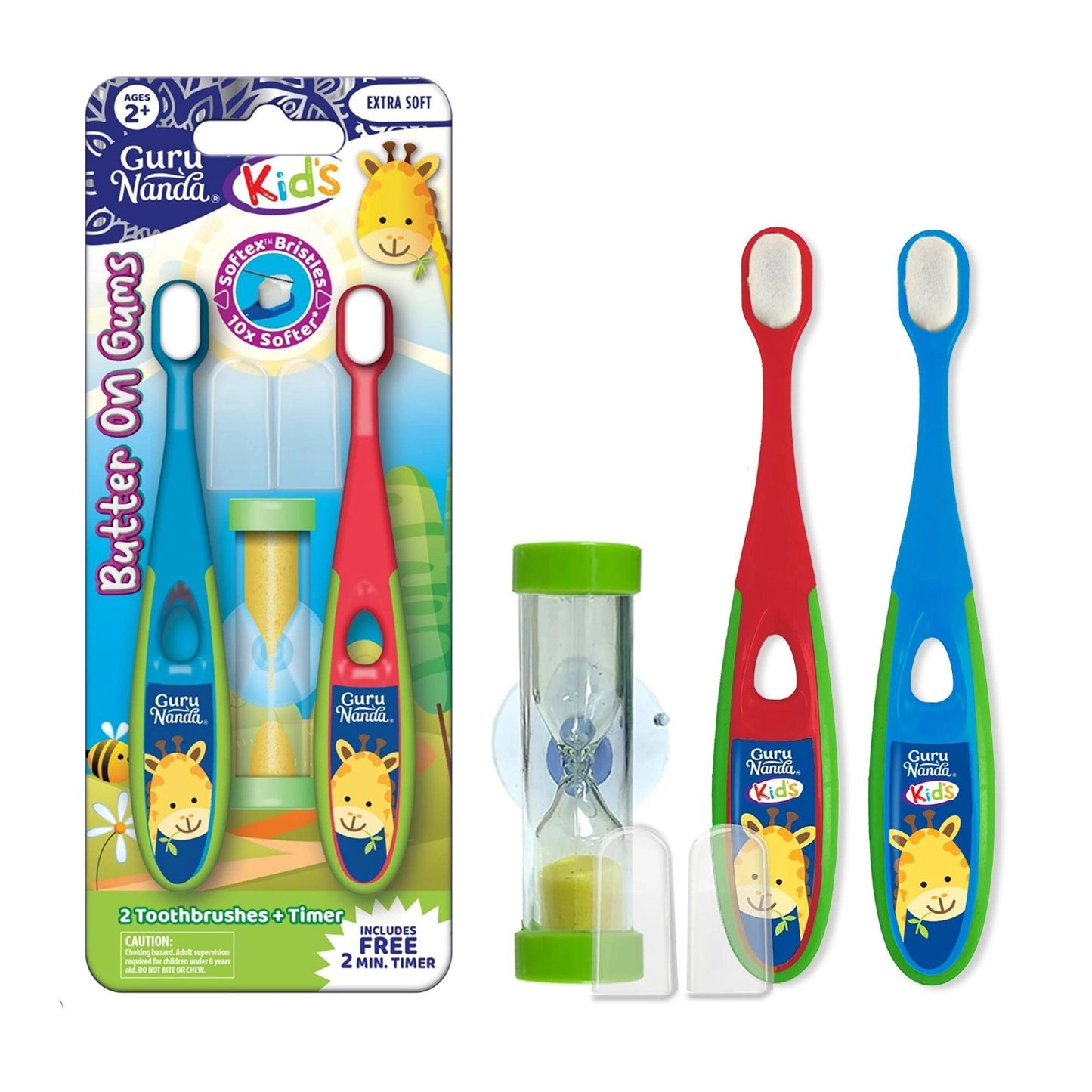 KidsButteronGumsToddlerToothbrushSetwithTimer