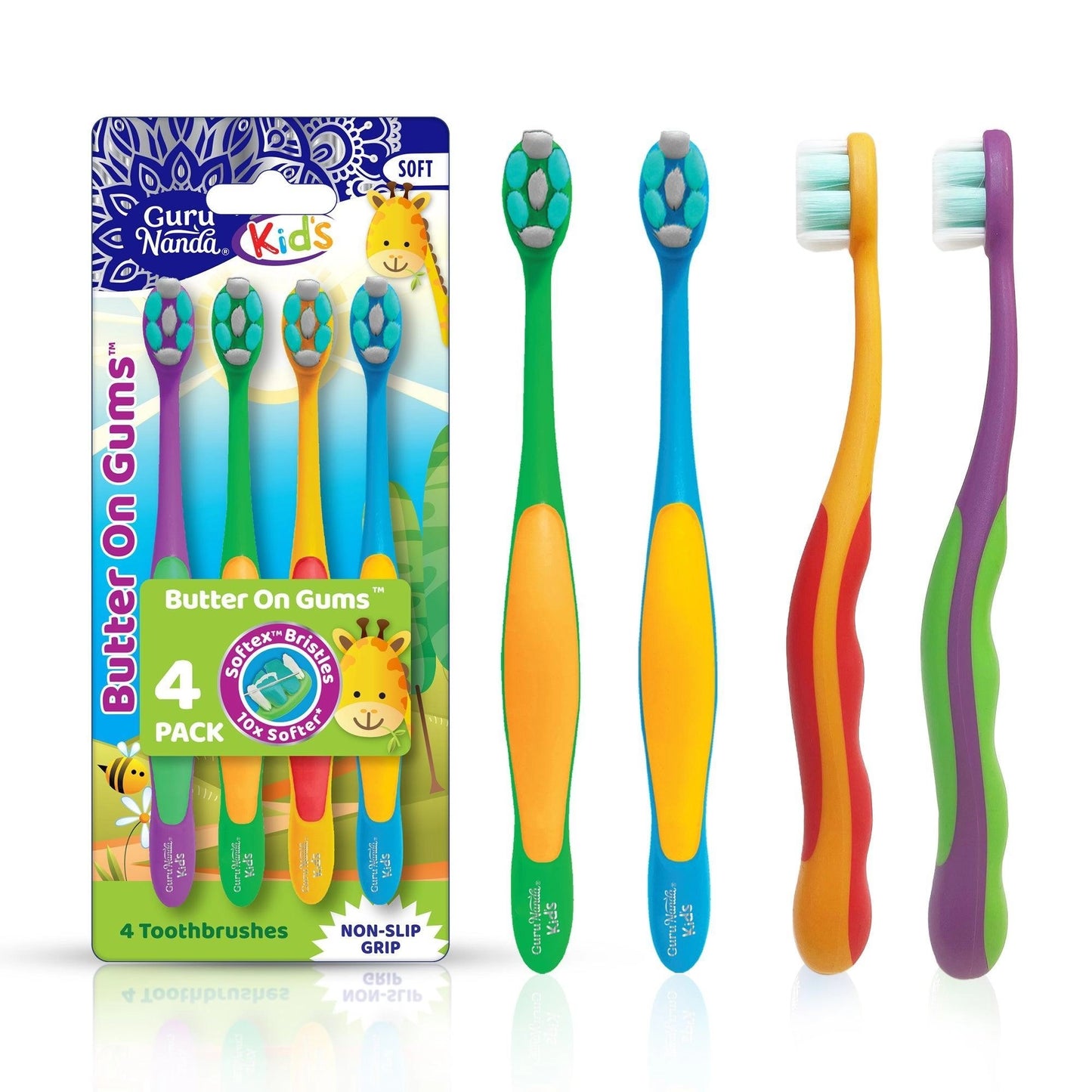KidsButteronGumsToothbrush–4Pack