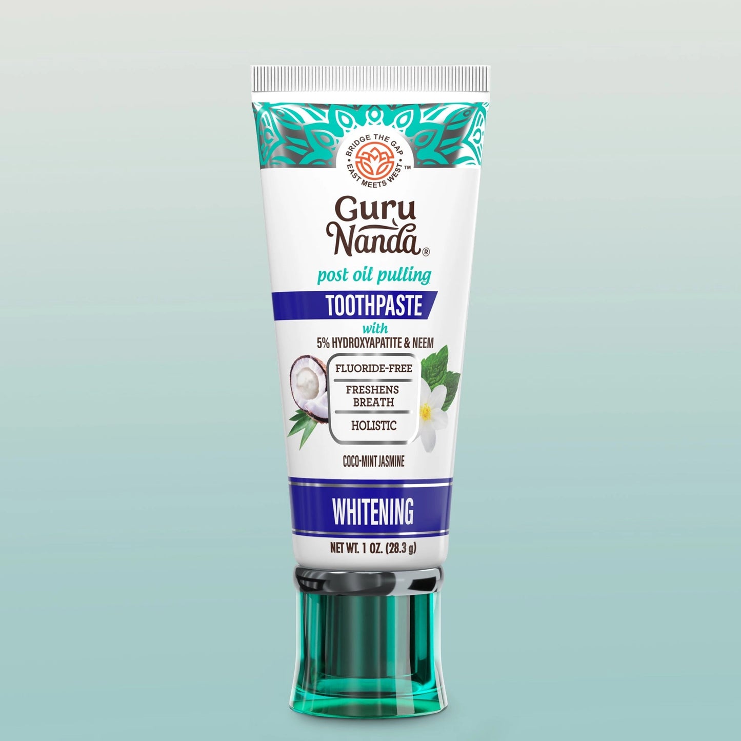 Travel-SizeHydroxyapatite&NeemWhiteningToothpaste,FluorideFree–1oz