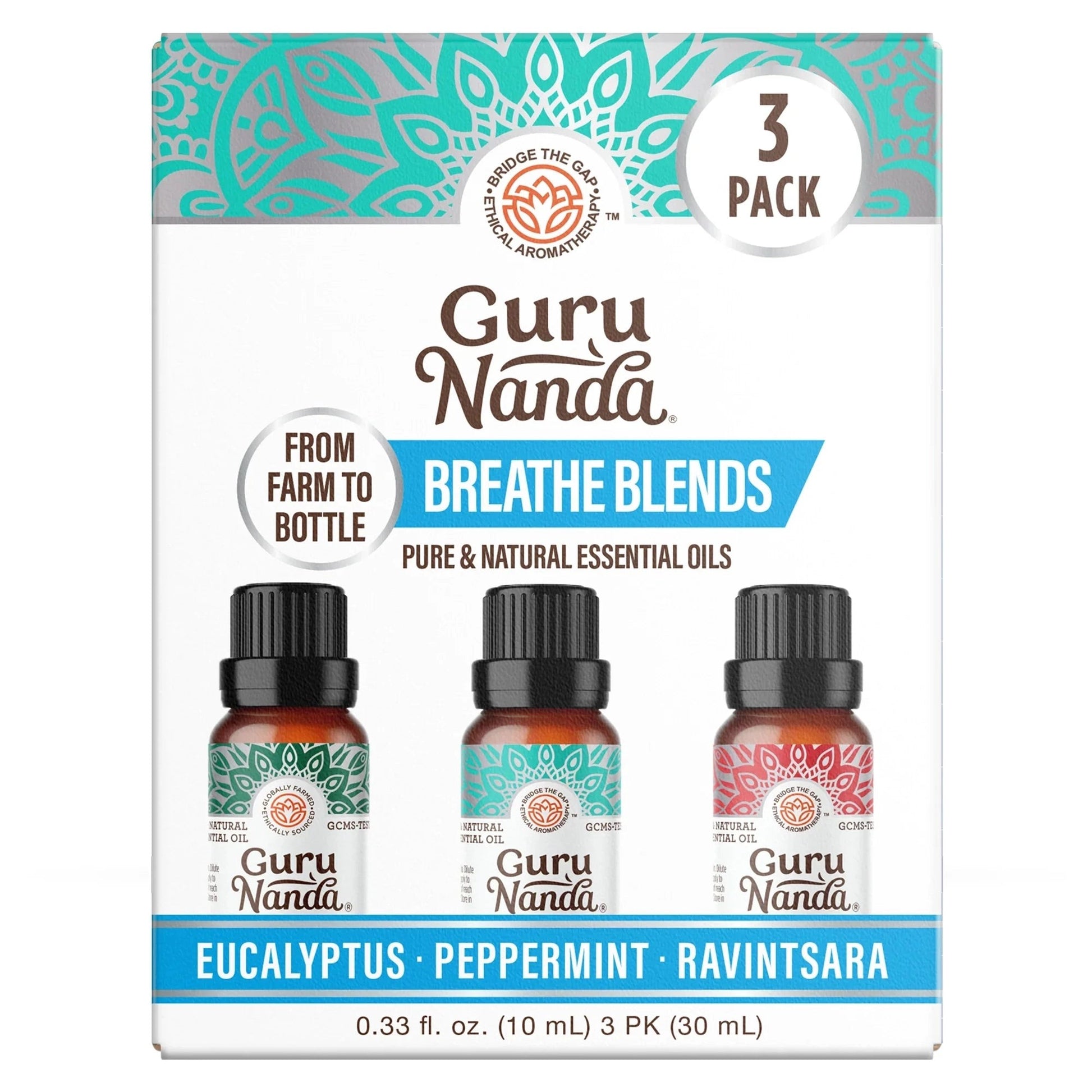 BreatheEssentialOil,10ML–3Pack