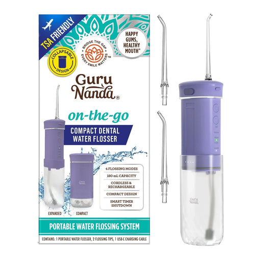 CompactDentalWaterFlosser(180ml)–Lavender