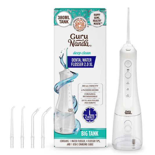 DeepCleanDentalWaterFlosser2.0XL(380ml)–White