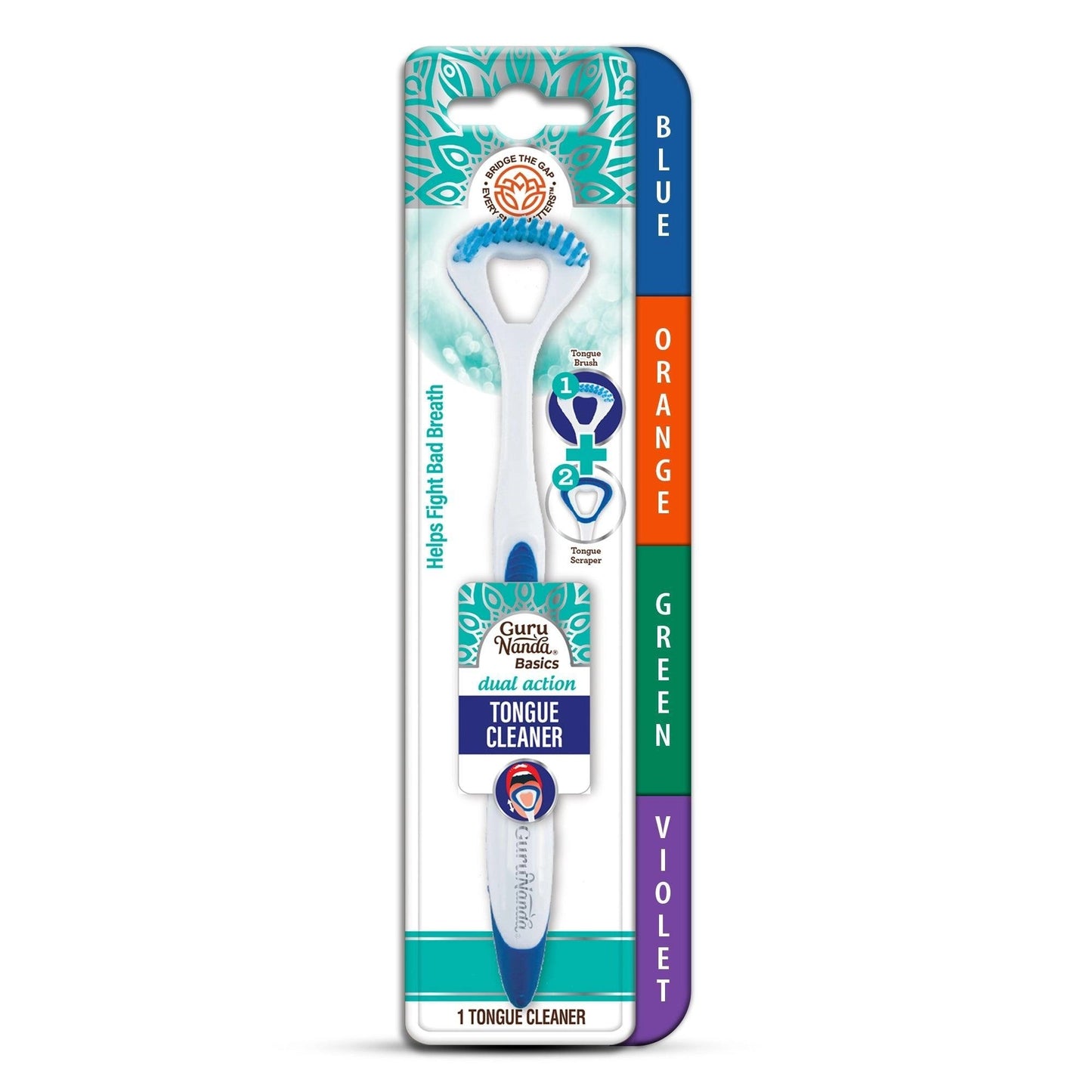 DualActionTongueCleaner–1Pack(ColorsMayVary)