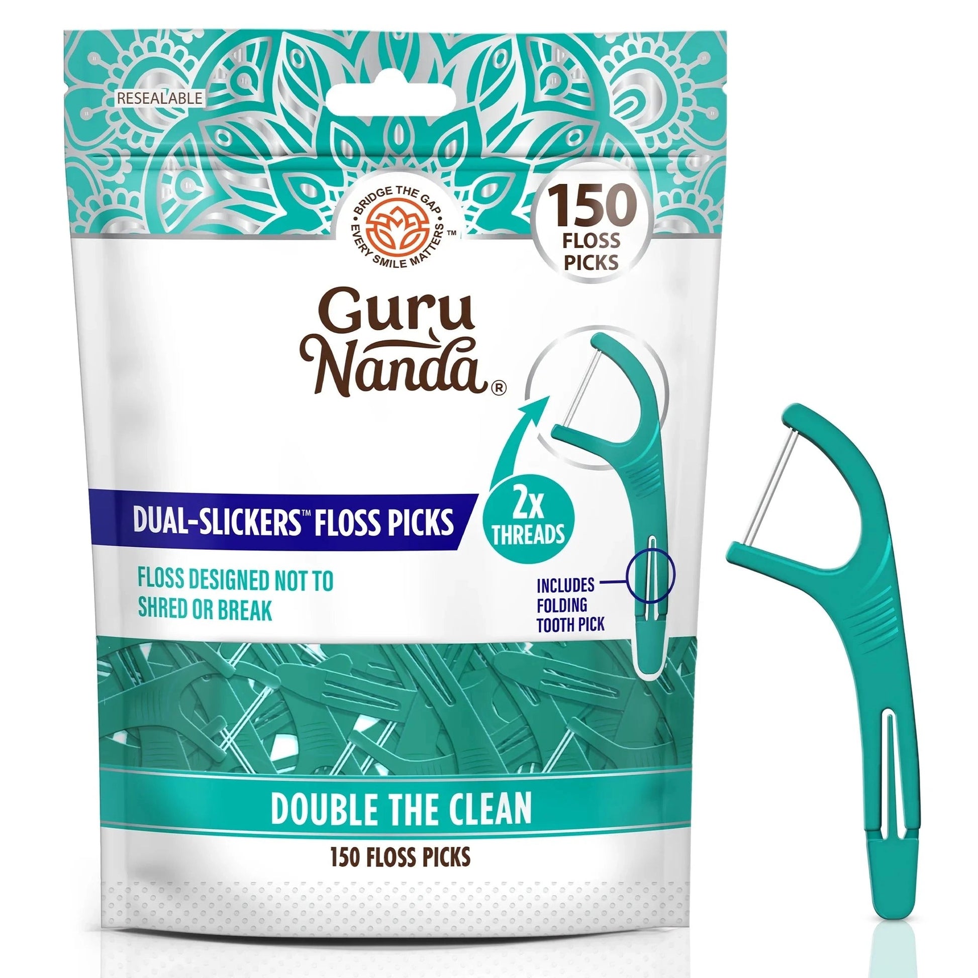 DualSlickersFlossPicks–60Count