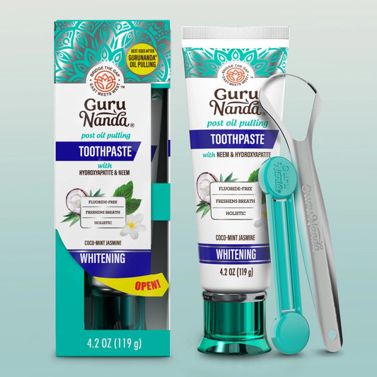 Hydroxyapatite&NeemWhiteningToothpaste,FluorideFree–4.2oz