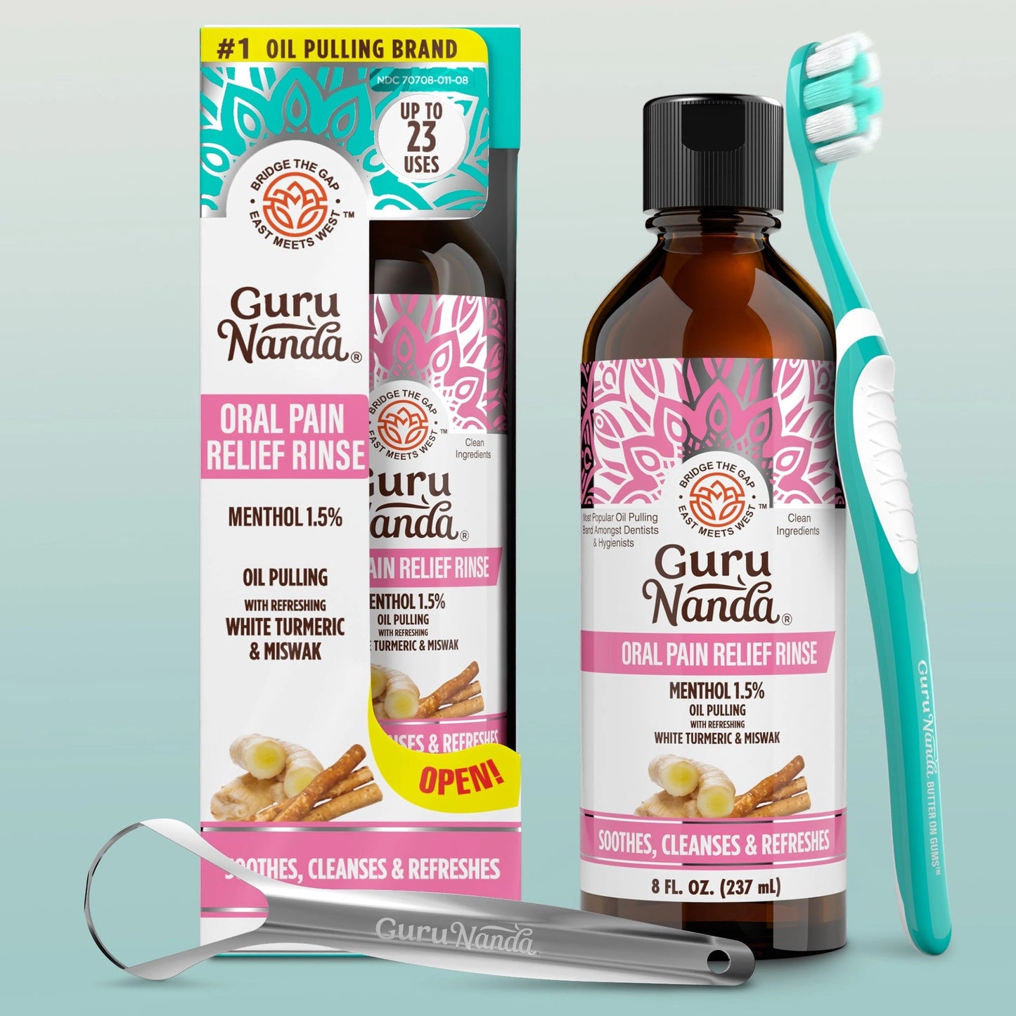 OralPainReliefOilPulling–8floz