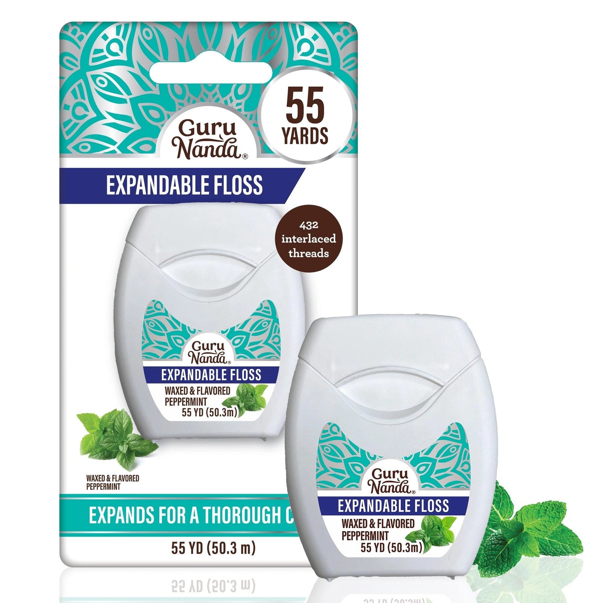 PeppermintFlavoredExpandableDentalFloss–55Yards