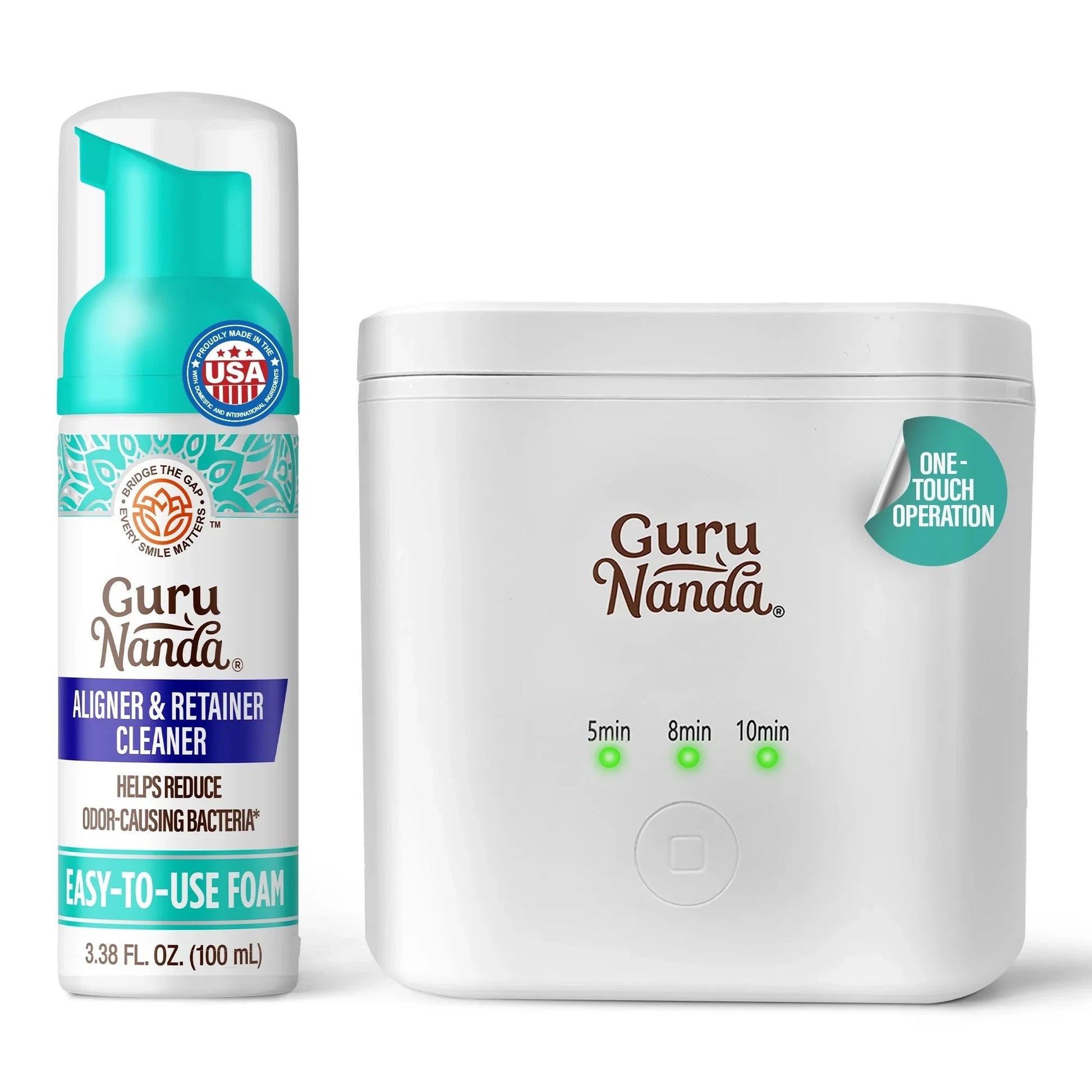 Retainer,Denture&AlignerFoamCleaner&CleaningPod