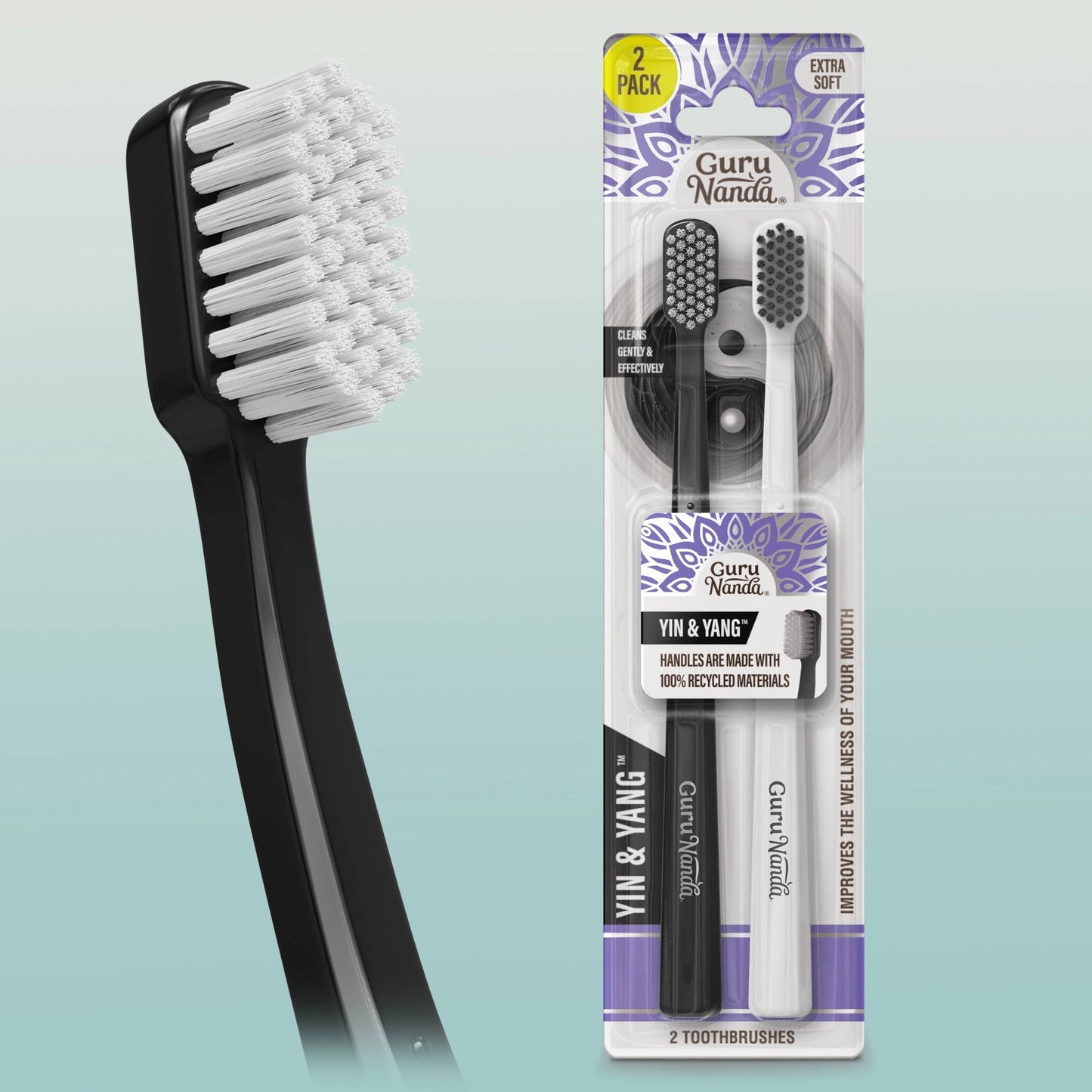 Yin&YangExtra-SoftToothbrush–2Pack